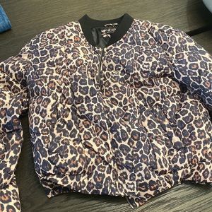 Generation Love
Liam Hooded Leopard-Print Puffer Jacket